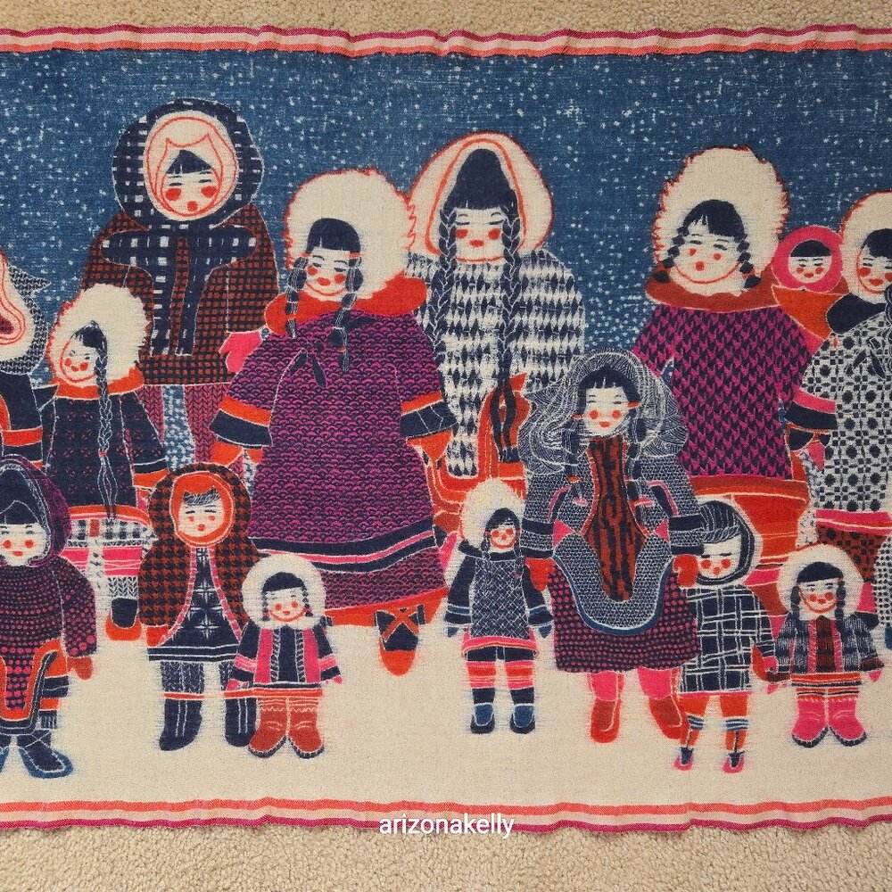 Inouitoosh Inuit Wool Silk Scarf